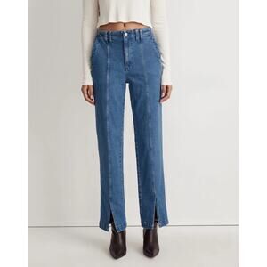 Madewell The Perfect Vintage Jean in Medium Indigo Wash: Seamed Edition